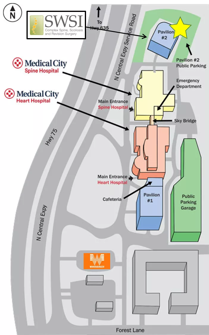 Dallas office map Dallas office map
