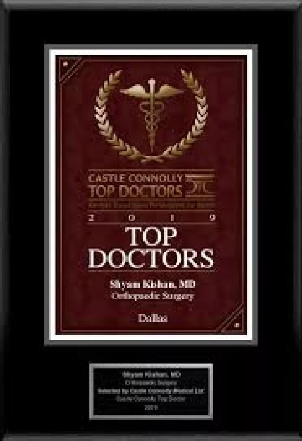 Dr. Shyam Kishan, Castle Connolly Top Doctor Award. 2020