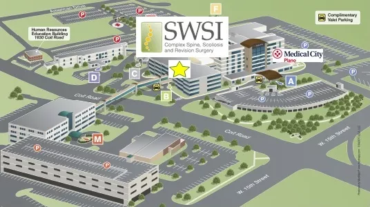 SWSI Plano TX office campus map